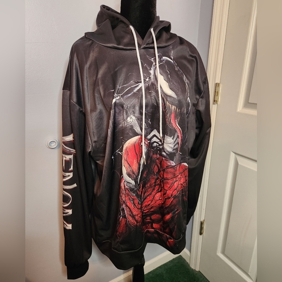 Size Large Venom Pullover Hoodie 3d Print Venom VS Venom - Picture 1 of 6
